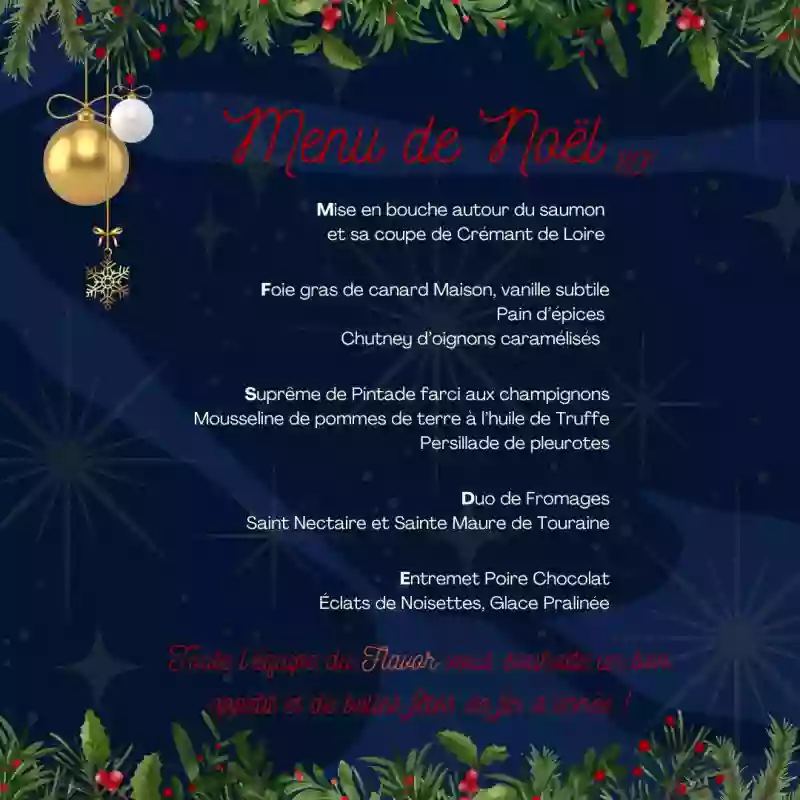 Menu de fêtes - Le Flavor - restaurant NANTES